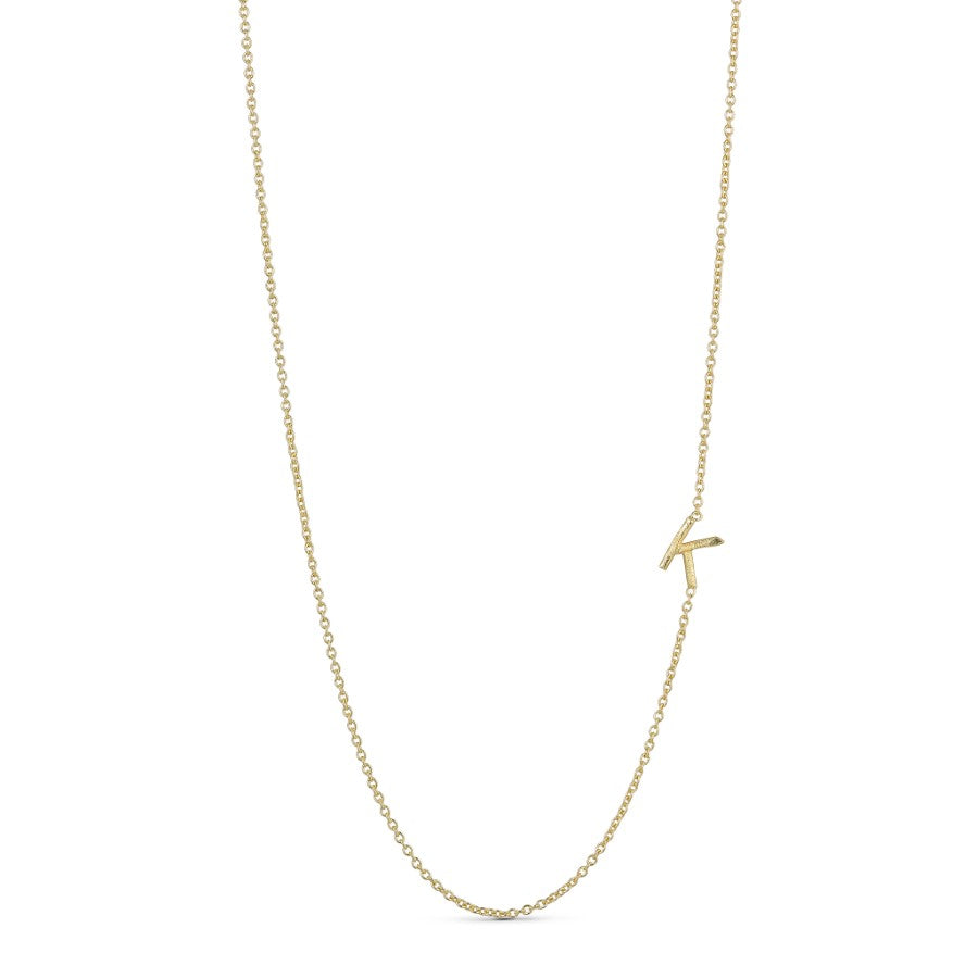 Delicate best sale initial necklace
