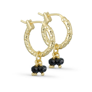 Foil Gemstone Hoops