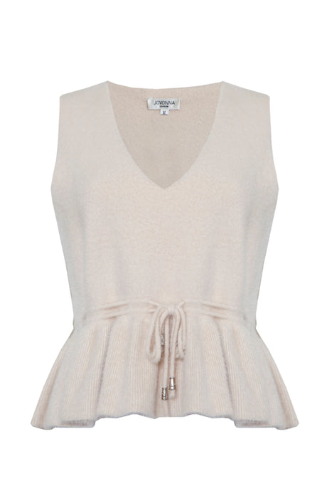 Sleeveless Peplum Jumper