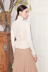 Sleeveless Peplum Jumper
