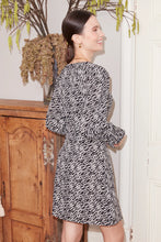 Load image into Gallery viewer, Zebra Mini Dress
