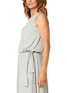Tie Waist ribbed Vest