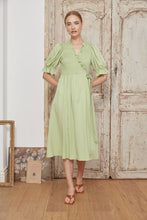 Load image into Gallery viewer, Greenwich Wrap Dress