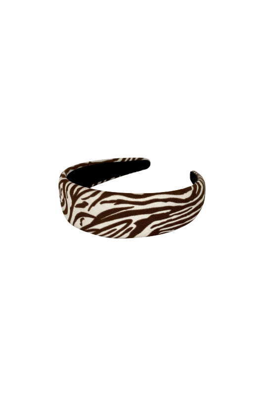 Zebra Coffee Headband