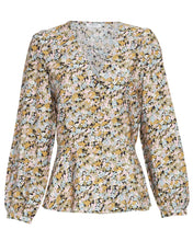 Load image into Gallery viewer, Floral Peplum Blouse