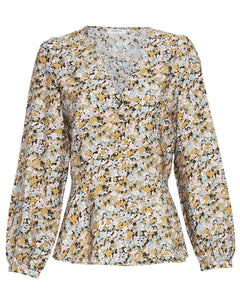 Floral Peplum Blouse