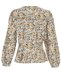 Floral Peplum Blouse