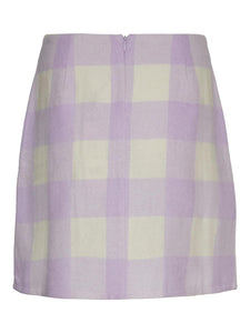 Checked Mini Skirt