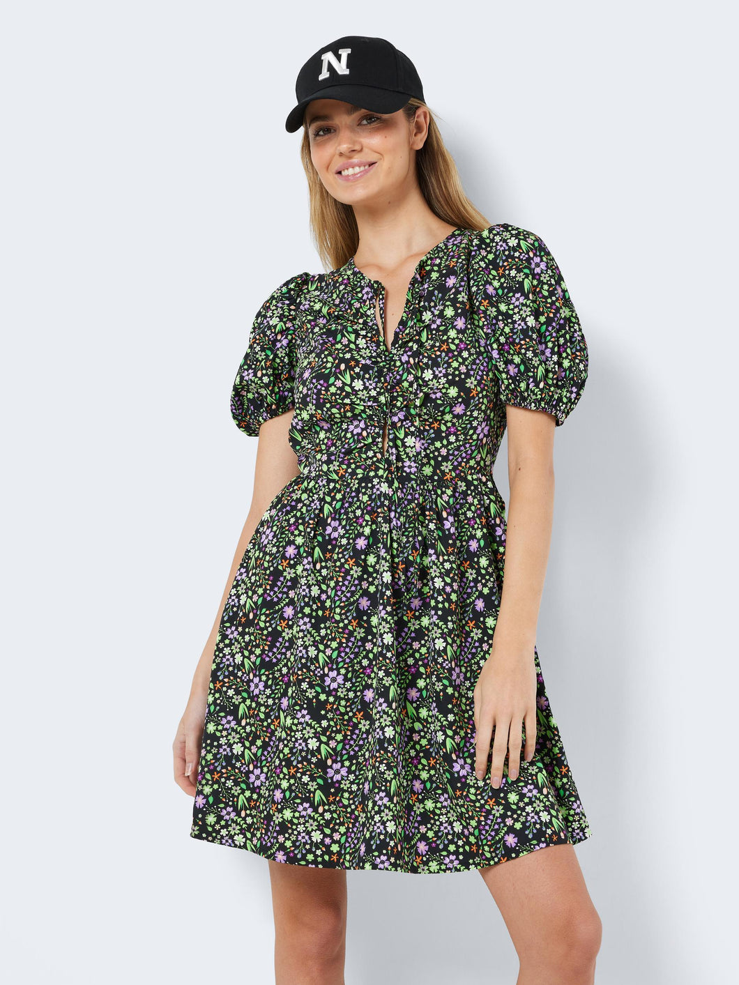 Devon Floral Cut Out Dress