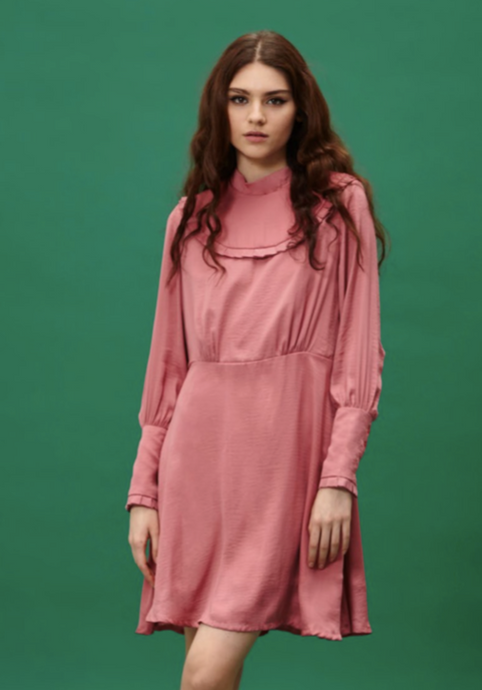 Dusty Pink Orchid Tea Dress