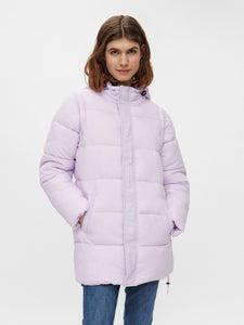 Lilac Puffa Coat