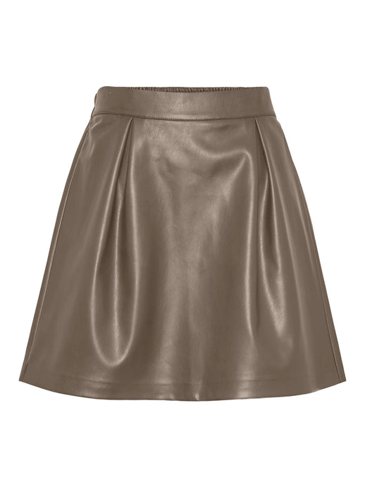 Leather Skater Skirt