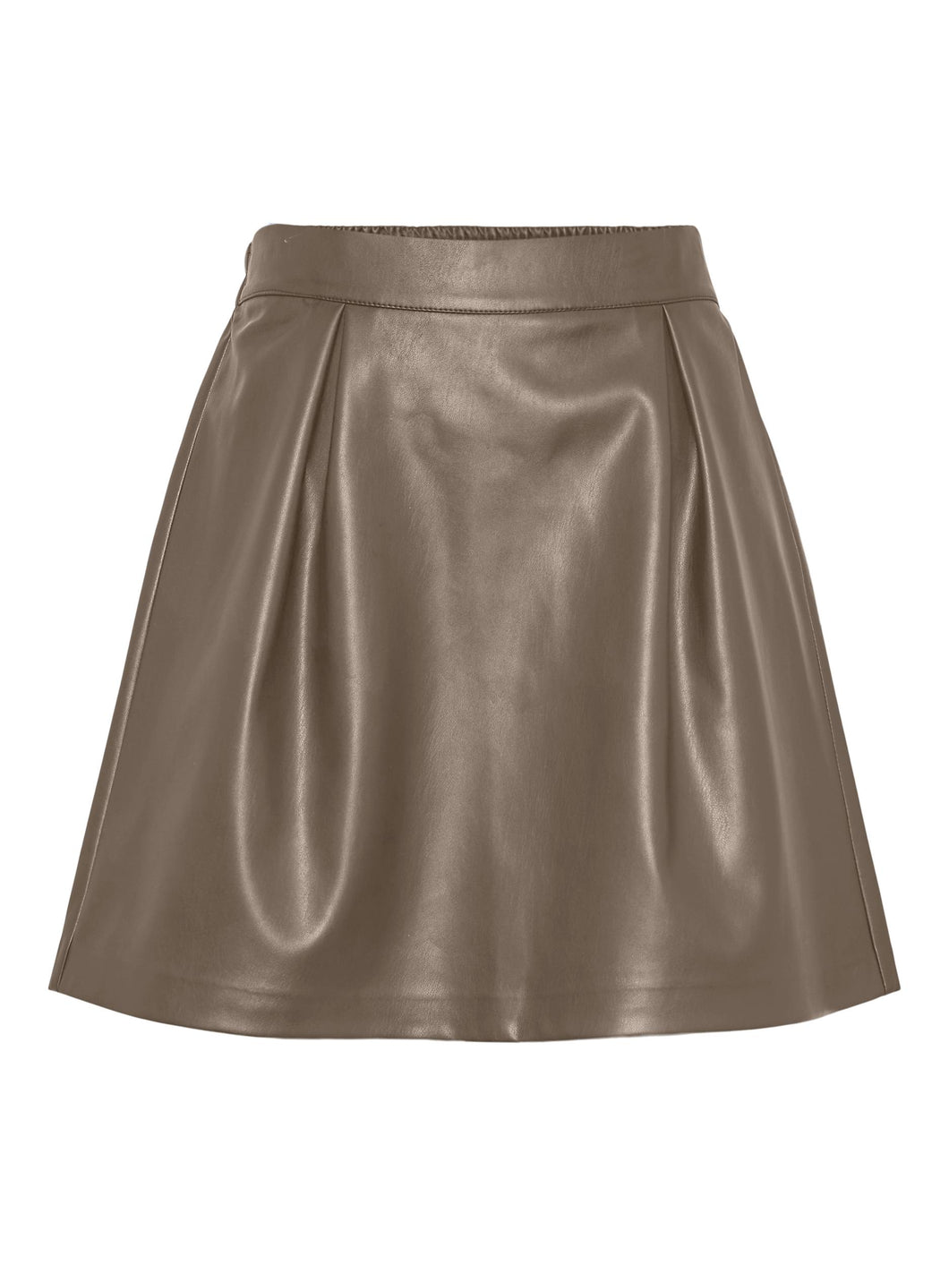 Leather Skater Skirt