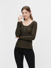 Load image into Gallery viewer, Ribbed Scoop Neck Top