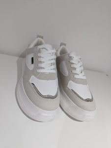 Platform White Trainers