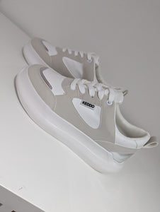 Platform White Trainers
