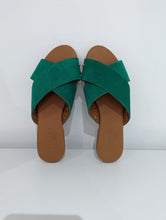 Load image into Gallery viewer, Cross Strap Slip On Sandals