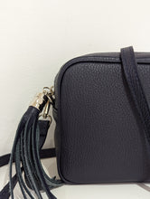 Load image into Gallery viewer, Leather Box Bag- Navy