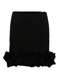 Ruffle Hem Mini skirt