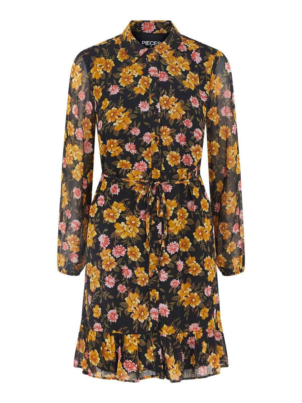 Floral Shirt Dress