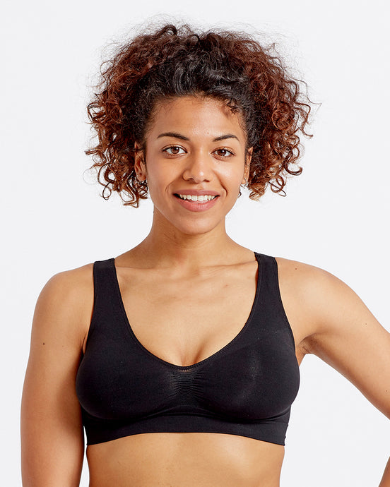 Eco-wear Black Comfort Bra