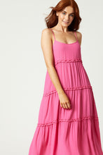 Load image into Gallery viewer, Flamingo Tiered Maxi Dress