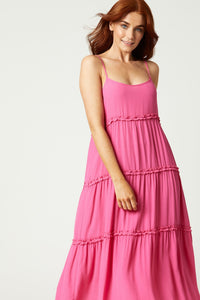 Flamingo Tiered Maxi Dress