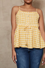 Load image into Gallery viewer, Gingham Camisole