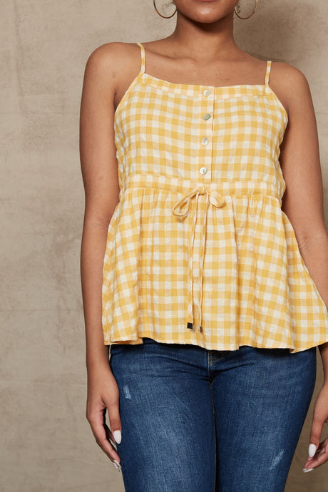 Gingham Camisole