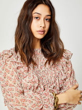 Load image into Gallery viewer, Floral Ruffle Blouse