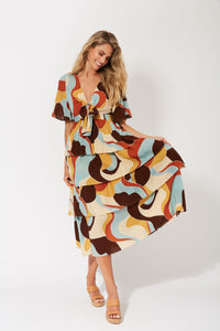 Pucci Tiered Maxi
