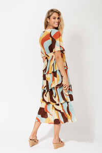 Pucci Tiered Maxi