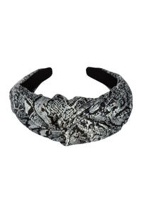 Grey Snake Headband
