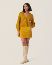 Load image into Gallery viewer, Mustard Mini Skirt
