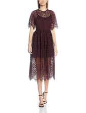 Load image into Gallery viewer, Crochet Lace Midi Dress