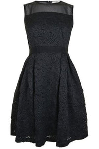 Laser Cut Skater Dress